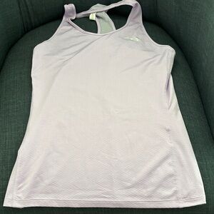 Under Armour Lavender Athletic Racerback Tank